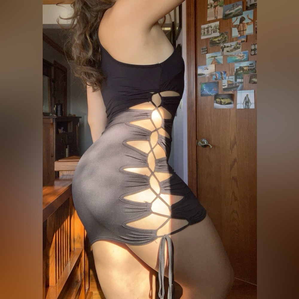 Sexy black dress